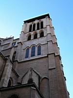 Lyon, Cathedrale Saint Jean, Clocher (4)
